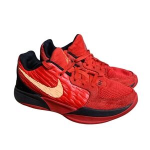Nike Ja 1 GS Hunger University Red Black Basketball Shoes IB7249-600 Kids 5Y